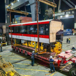 Llega a RD el primer tren del Monorriel de Santiago