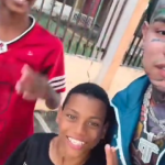 “Súbela y yo la veo”, la jocosa petición de un niño a Tekashi en la calle