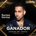 Romeo Santos gana «Álbum Tropical» en Premio lo Nuestro