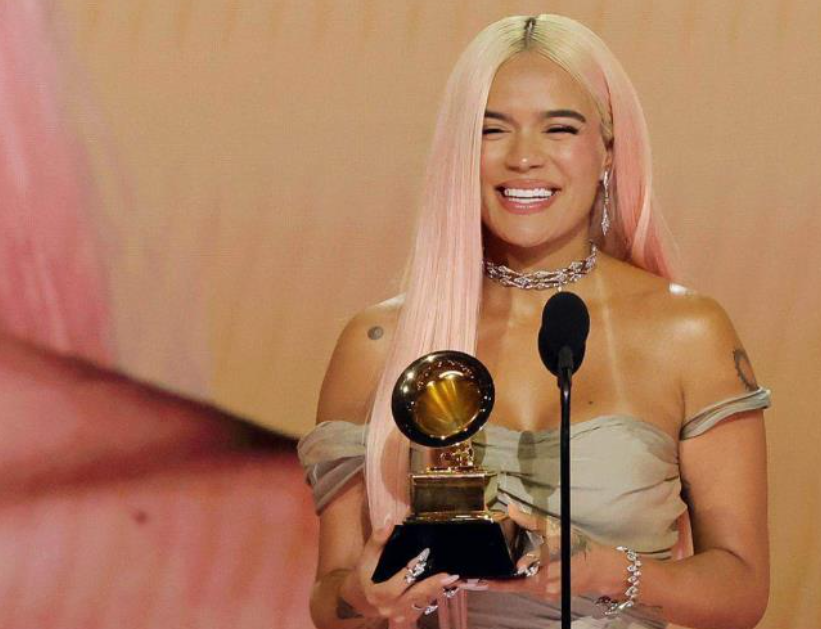 Karol G gana su primer Grammy a mejor álbum de música urbana por ´Mañana será bonito´