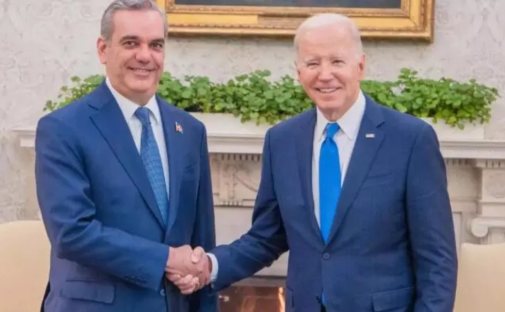 Presidente EE.UU. Joe Biden felicita a su homologo dominicano, Luis Abinader por su liderazgo