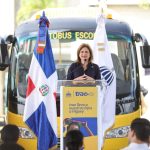 Vicepresidenta deja en funcionamiento el Sistema Nacional de Transporte Estudiantil en La Altagracia