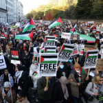 Más de 200,000 personas se manifiestan en Londres por un alto al fuego en Gaza