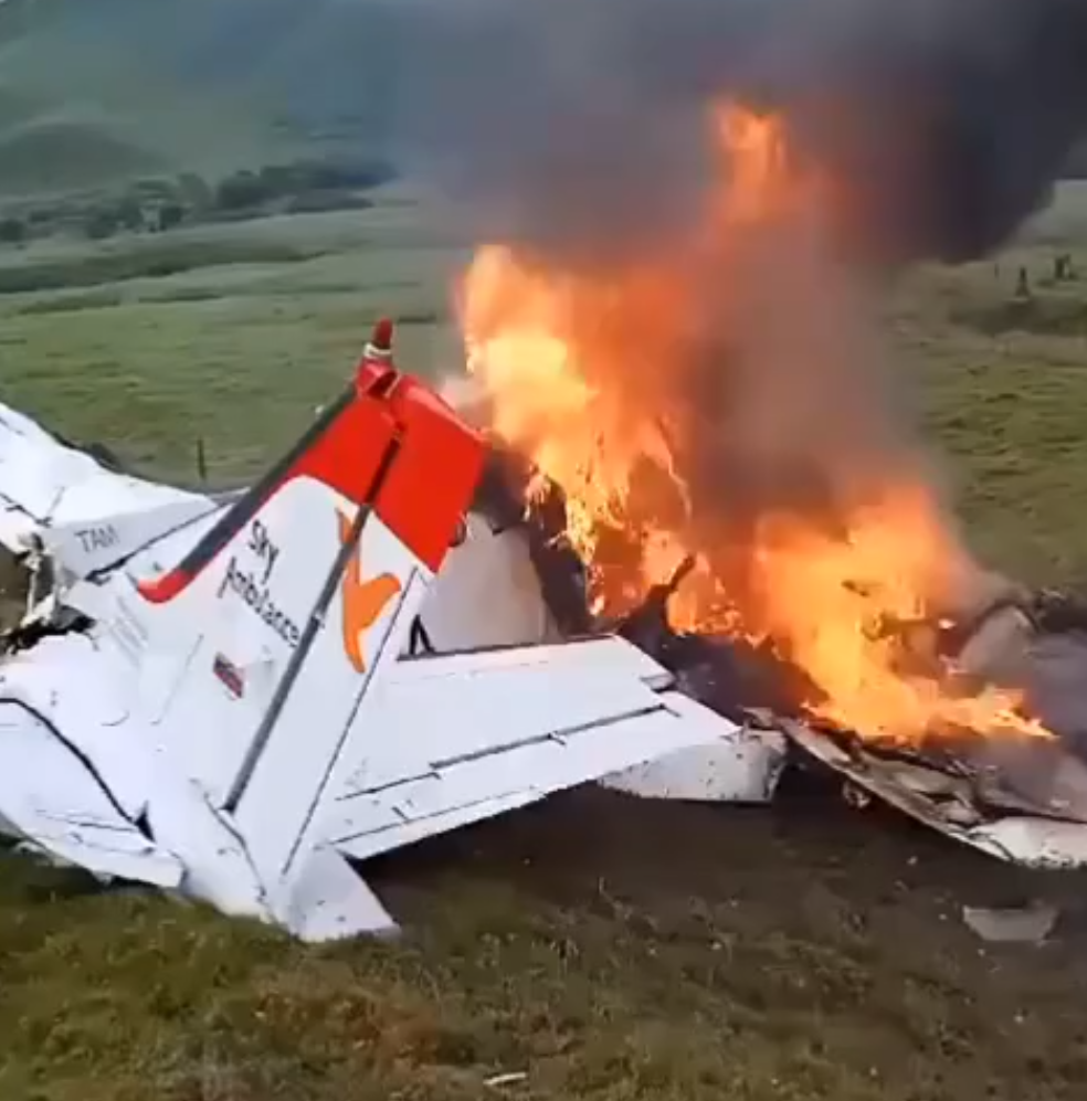 Fallecen 4 ocupantes de avioneta ambulancia que se accidentó en el noroeste de Colombia