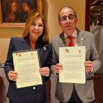 Carolina Mejía y rector de la Universidad de Sevilla firman acuerdo para impulsar desarrollo académico y cultural