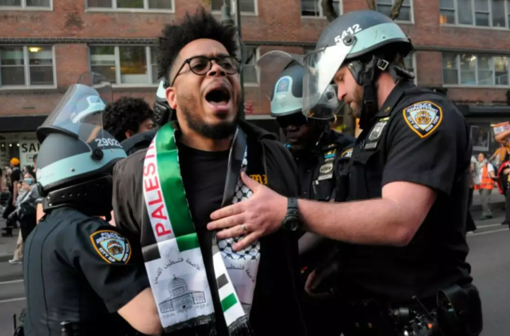 Es dominicano uno de los lideres de protestas en NY contra ofensiva israelí en Gaza