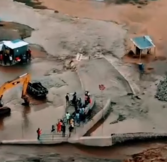 Se desborda canal en Juana Méndez, Haití tras crecida de río Masacre por fuertes lluvias