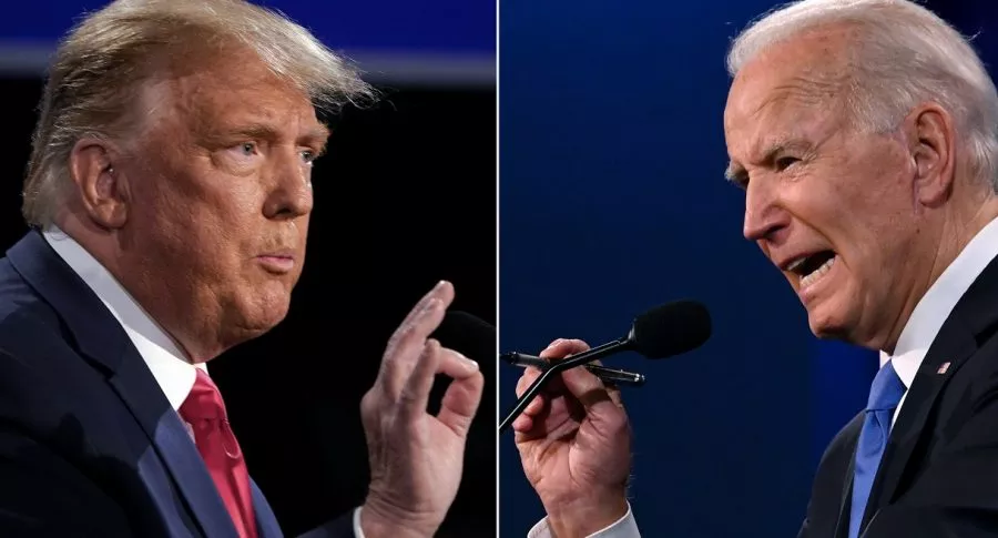 Trump y Biden comienzan el debate discutiendo sus dos visiones opuestas sobre la economía