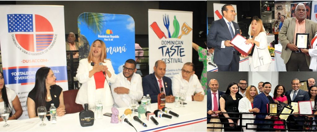 Reconocen periodistas y comunicadores en Dominican Taste Festival 2024 en NY