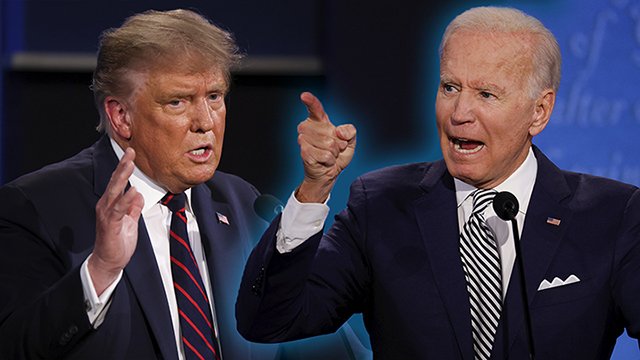 Trump y Biden llegan hoy a su primer debate empatados en las encuestas