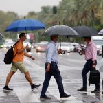 Lluvias débiles en la mañana de este sábado pero ambiente caluroso en la tarde