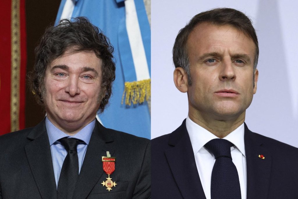 Este viernes será primer encuentro entre Macron y Milei en París para “estrechar lazos”