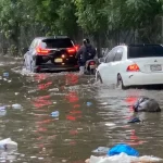 Se inunda la capital dominicana tras lluvias de este jueves