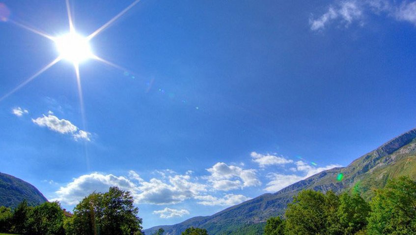 Pocas lluvias y un cielo soleado para este lunes en RD