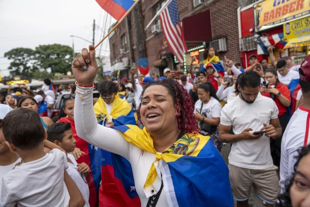 Venezolanos en NY reclaman se respete deseo del pueblo en las urnas