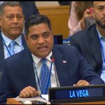 Kelvin Cruz solicita mayor apoyo a gobiernos locales en Foro Internacional en la ONU