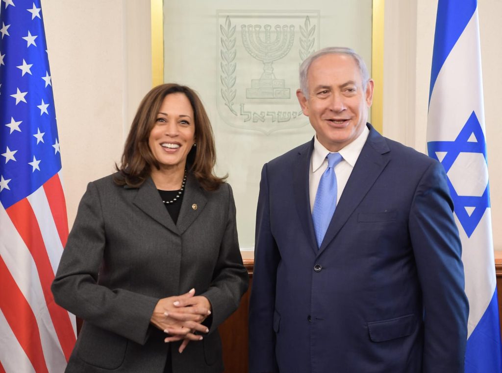 Kamala Harris recibe a Netanyahu con un breve saludo: “Tenemos mucho de lo que hablar”