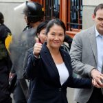 Keiko Fujimori llega a la corte para inicio de su juicio por lavado de activos