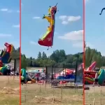 Niño muere tras castillo inflable salir volando por fuerte viento en Maryland