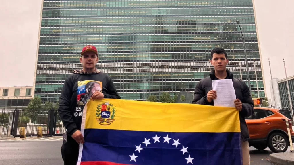 Venezolanos en Nueva York inician huelga de hambre frente a la ONU