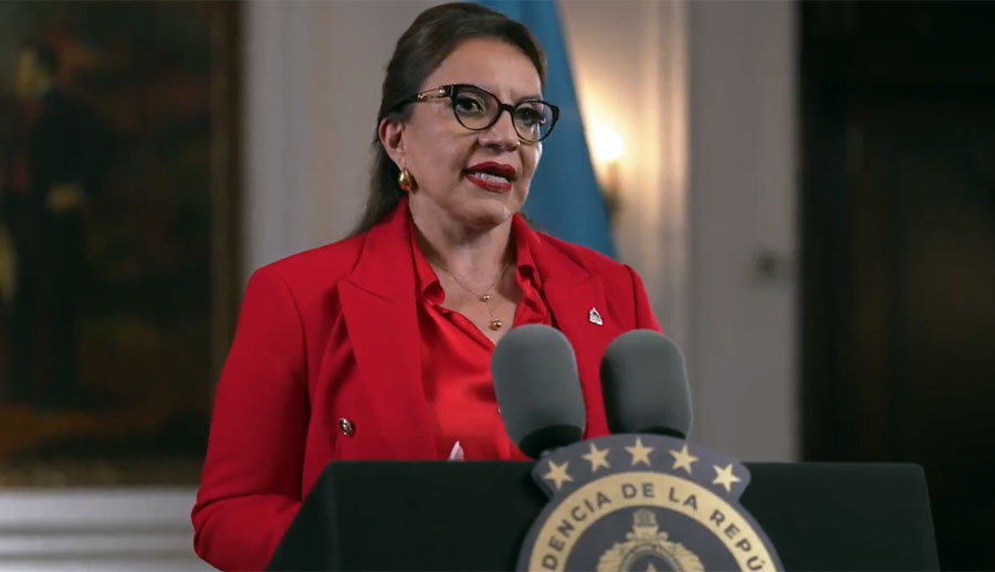 Piden renuncia de presidenta de Honduras tras vídeo de su cuñado con narcos