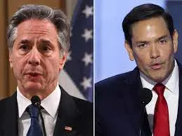 Blinken y Rubio coordinan transición de la diplomacia   