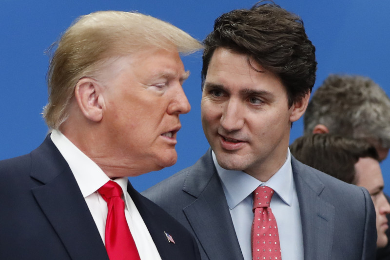 Canadá responde a Trump y grava un 25% 155,000 millones de dólares de comercio con EEUU